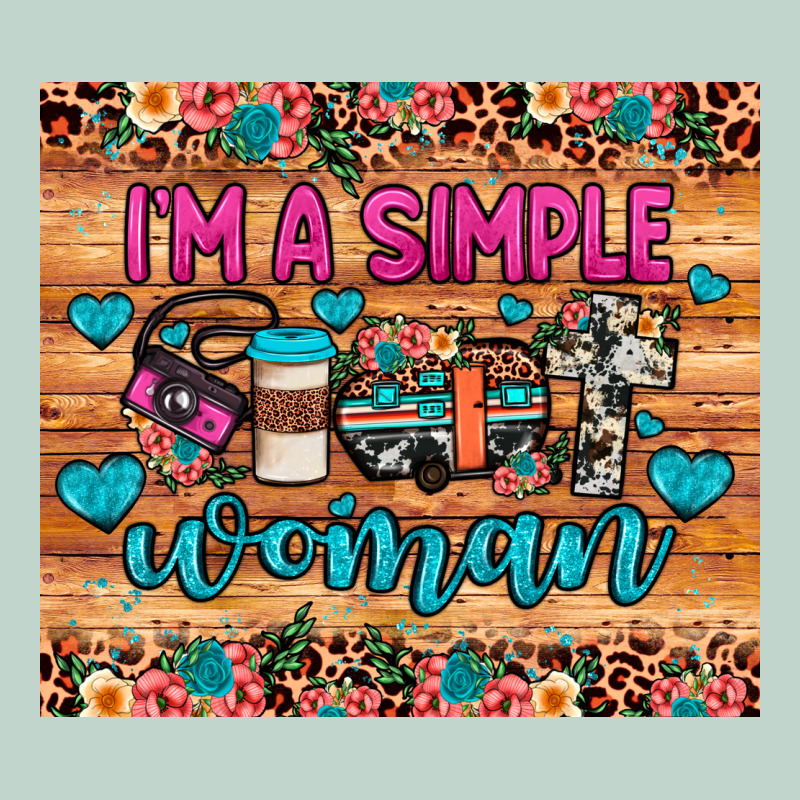 I'm A Simple Woman Zipper Hoodie by JahusDesignShop | Teevron