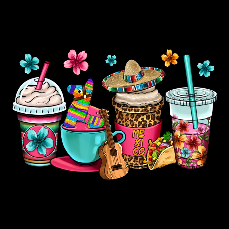 Mexico Fiesta Coffee Cups Premium Tee by OliviaCreatesArt | Teevron