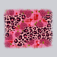 Valentine's Day Roses Leopard Background Heavyweight Sweatshirt | Teevron
