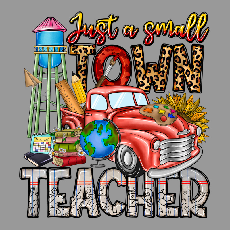 Just A Small Town Teacher Vintage Hoodie by CowhideDigitalArt | Teevron