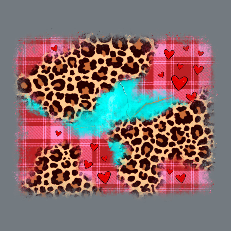 Valentine's Day Leopard Background Heavyweight Sweatshirt by JahusDesignShop | Teevron