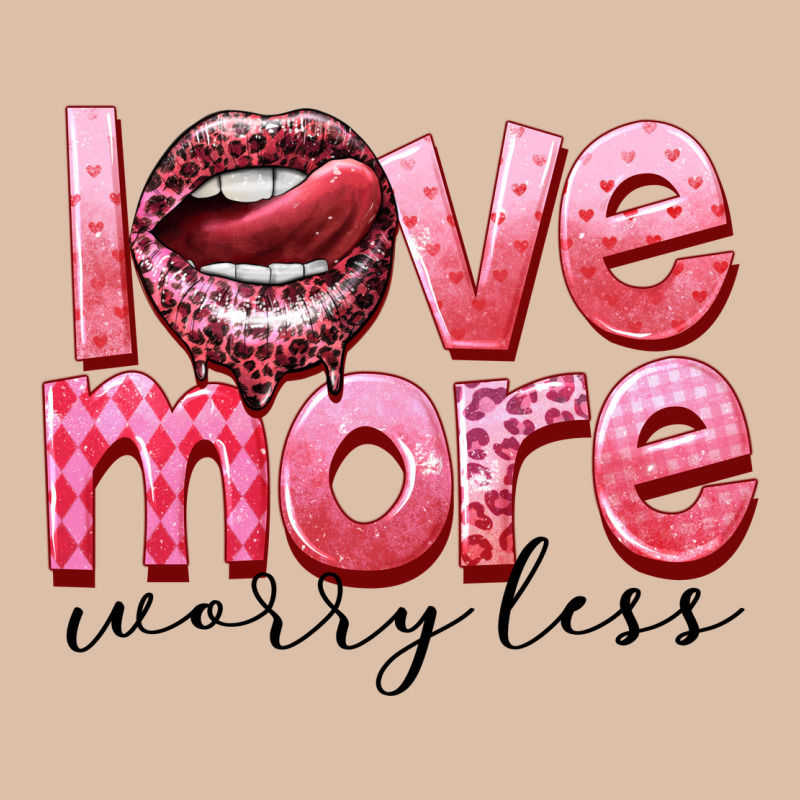Love More Worry Less Urban Heavy Tee by FaDigitalArtStudio | Teevron