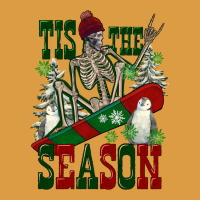 Tis The Season Skeleton Snowboard Urban Heavy Tee | Teevron