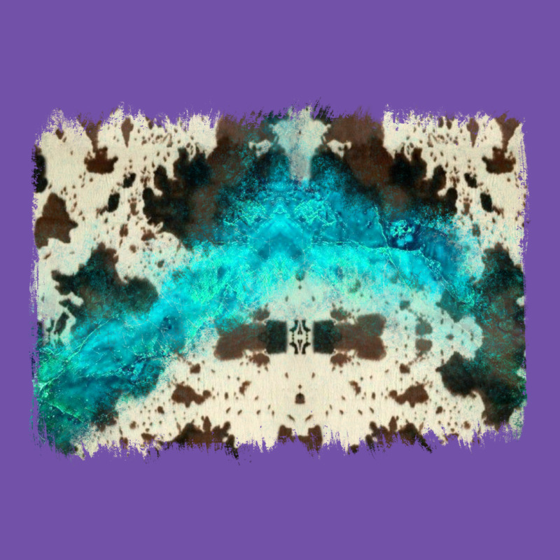 Turquoise, Cowhide Backgraund Premium Sweatshirt by JahusDesignShop | Teevron