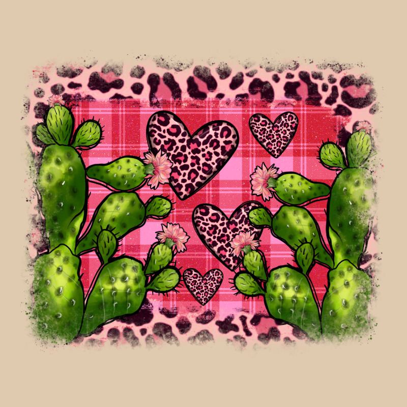 Valentine's Day Cactus Background Heavyweight Sweatshirt by JahusDesignShop | Teevron