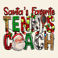 Santa's Favorite Tennis Coach For Christmas Vintage Tee | Teevron