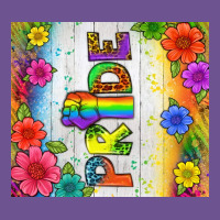 Lgbtq+ Pride With Flower Tumbler Vintage Tee | Teevron