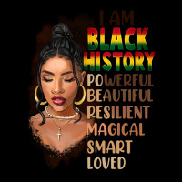 I Am Black History Black Girl Ladies Tee | Teevron