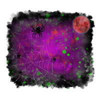Halloween Backround Moon Premium Tee | Teevron