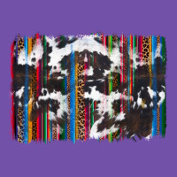 Cowhide, Leopard Serape Backgraund Premium Sweatshirt | Teevron