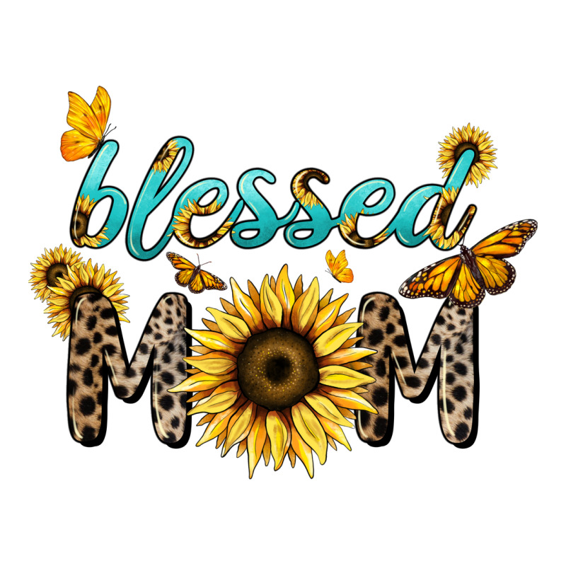 Blessed Mom Sunflower Butterfly Mother's Day Classic Tee by HowdyJamesFarm | Teevron