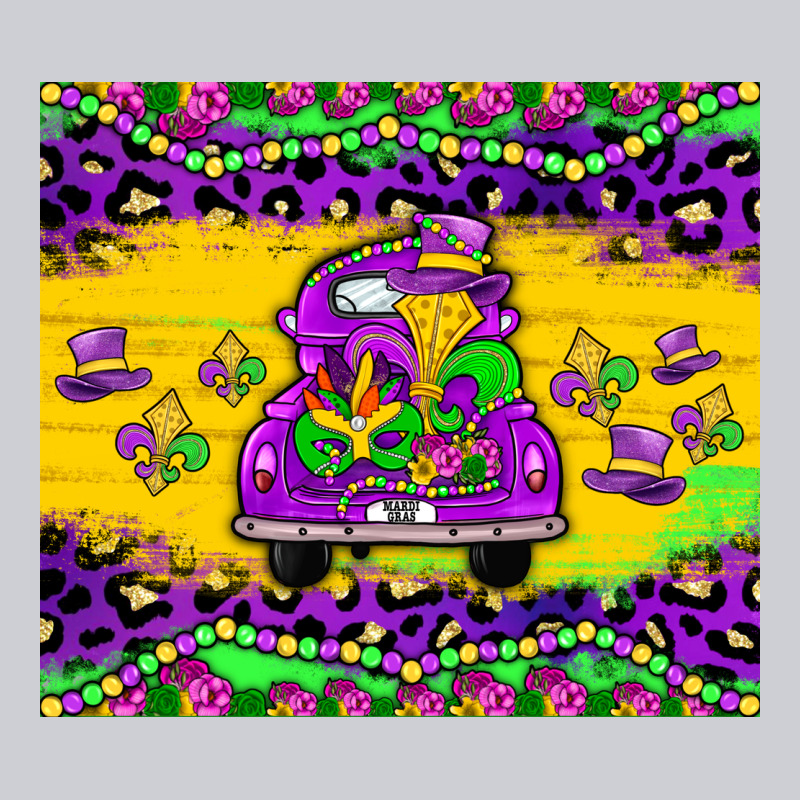 Mardi Gras Truck Tumbler Heavyweight Sweatshirt by JahusDesignShop | Teevron