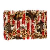 america, cowhide, leopard backgraund | Teevron