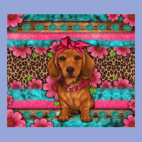 Dachshund Puppy Floral Classic Tee | Teevron
