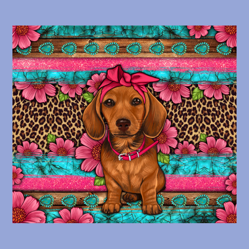 Dachshund Puppy Floral Classic Tee by Artiststas | Teevron