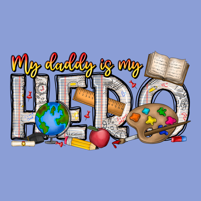 My Daddy Is My Hero Teacher Long Sleeve Tee by CowhideDigitalArt | Teevron