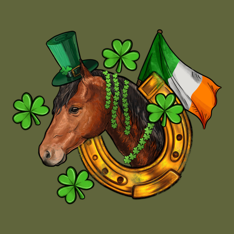 Horse With Horseshoe St. Patrick's Classic Tee by CowGirlArtShop | Teevron
