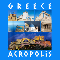 Greece Acropolis Famous Sights Gallery Traveler Souvenir T Shirt Zipper Hoodie | Teevron