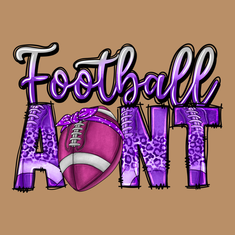 Football Aunt Vintage Hoodie by CowhideDigitalArt | Teevron