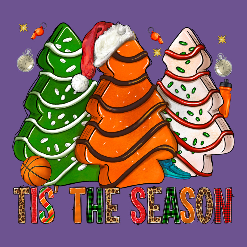 Tis' The Season Basketball Christmas Cakes Vintage Tee by BundleAndBundleShop | Teevron
