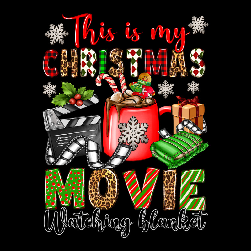 This Is My Christmas Movie Watching Blanket Premium Tee by OliviaCreatesArt | Teevron