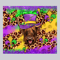 Highland Cow Mardi Gras Tumbler Heavyweight Sweatshirt | Teevron