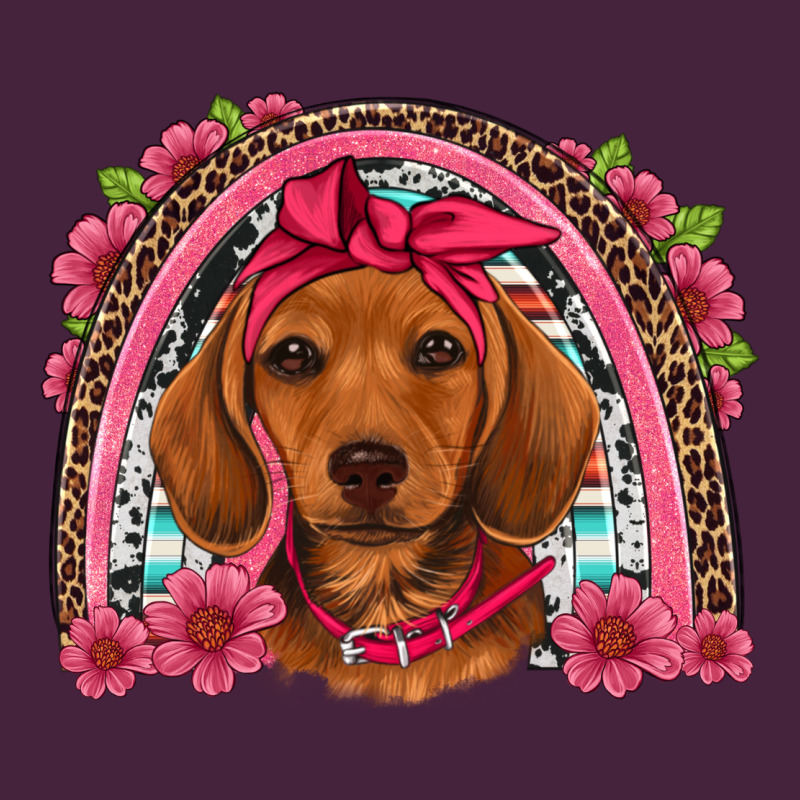 Dachshund Puppy Floral Rainbow Classic Tee by Artiststas | Teevron