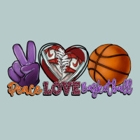 Peace Love Basketball Heavy Core Tee | Teevron