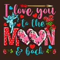 I Love You To The Moon And Back Valentine's Day Heavy Core Tee | Teevron
