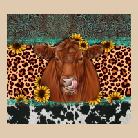 Red Angus Leopard Heavyweight Sweatshirt | Teevron