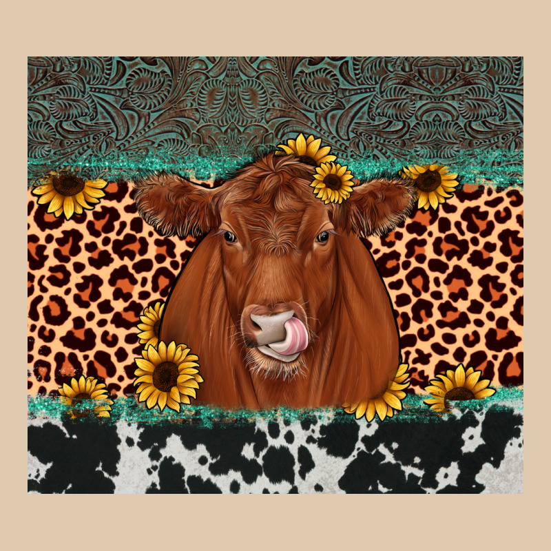 Red Angus Leopard Heavyweight Sweatshirt by JahusDesignShop | Teevron
