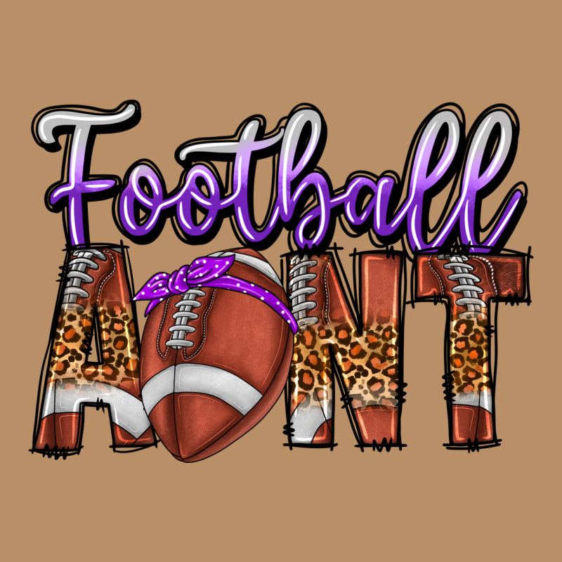 Football Aunt Vintage Hoodie by CowhideDigitalArt | Teevron
