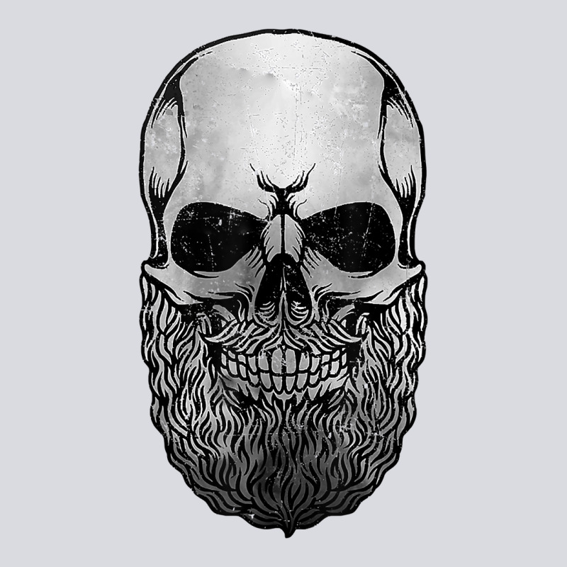 Creepy Bald And Bearded Skull For Halloween & Skeletons Fans T Shirt Zipper Hoodie by baoMotion | Teevron