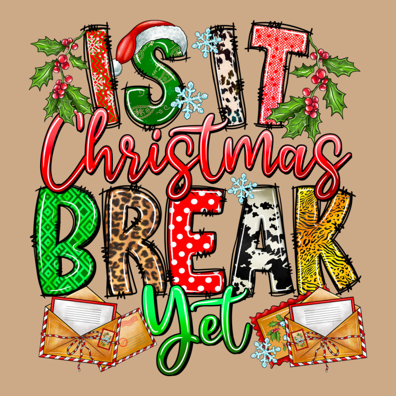 Is It Christmas Break Yet Vintage Hoodie by CowhideDigitalArt | Teevron