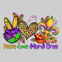 Peace Love Mardi Gras Olivia Premium Tee | Teevron