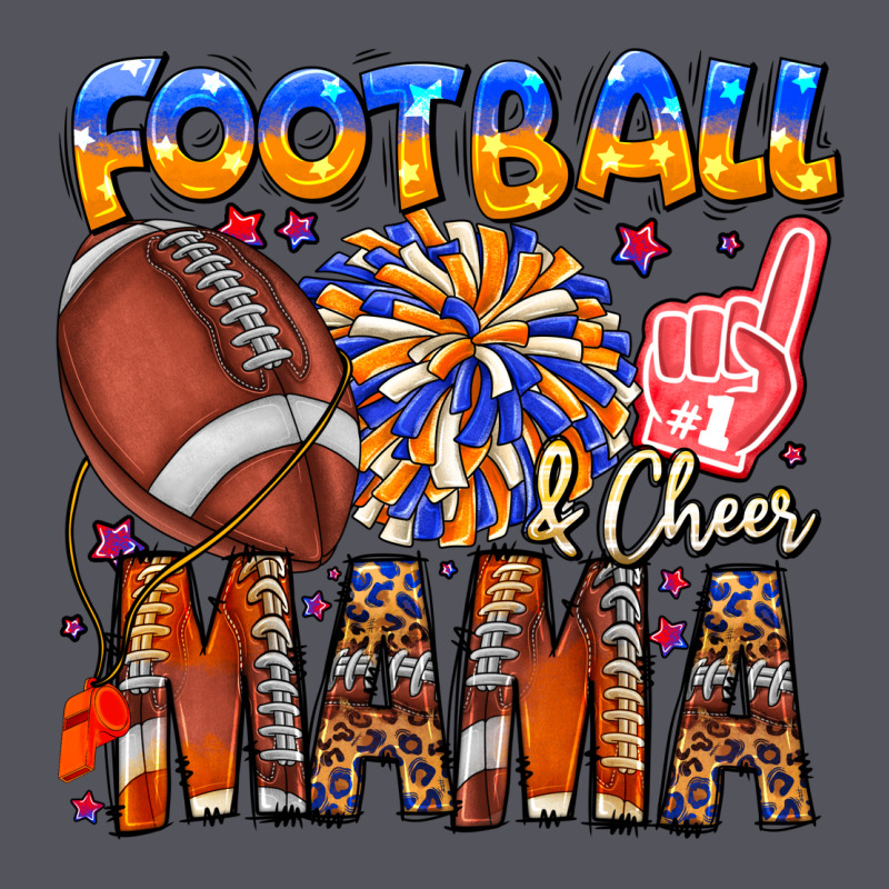Football Mama Vintage Hoodie by CowhideDigitalArt | Teevron