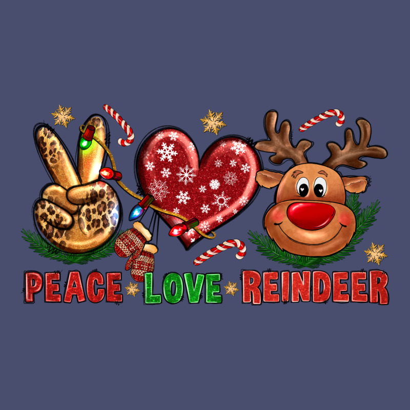 Peace Love Reindeer Christmas Vintage Tee by BundleAndBundleShop | Teevron