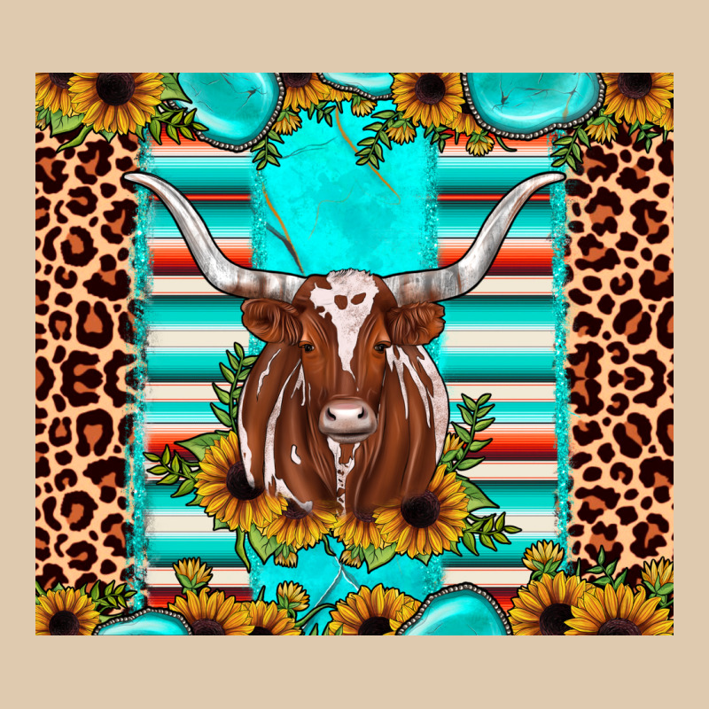 Texas Longhorn Sunflower Gemstone Heavyweight Sweatshirt by JahusDesignShop | Teevron