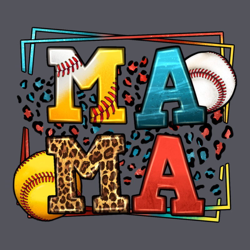 Leopard Softball And Baseball Mama Mother's Day Vintage Hoodie by LillyAllenDesigns | Teevron