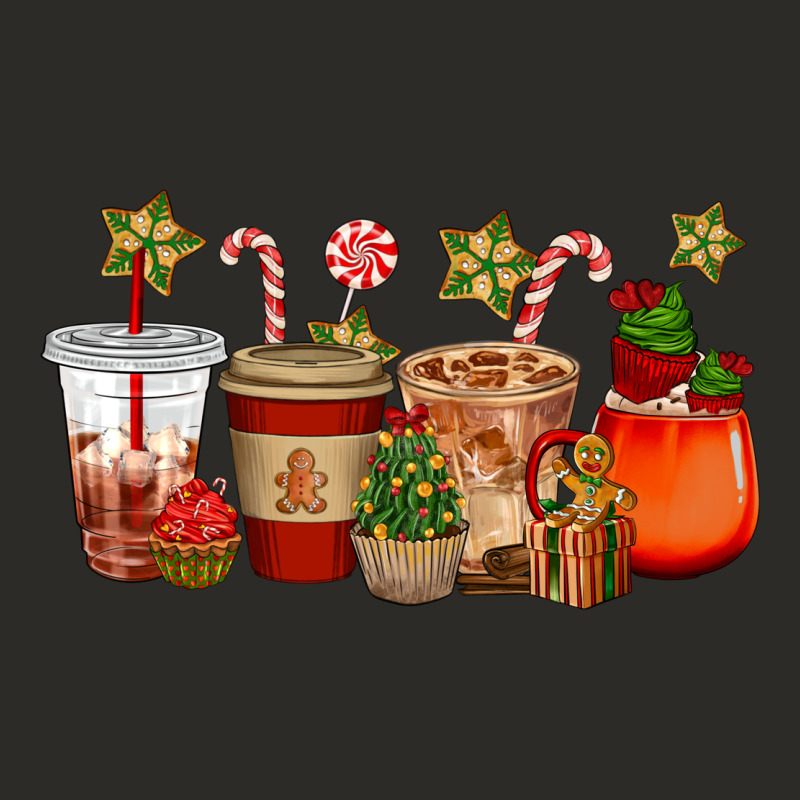 Christmas Cup Cakes Coffee Cups Heavy Core Tee by CowGirlArtShop | Teevron
