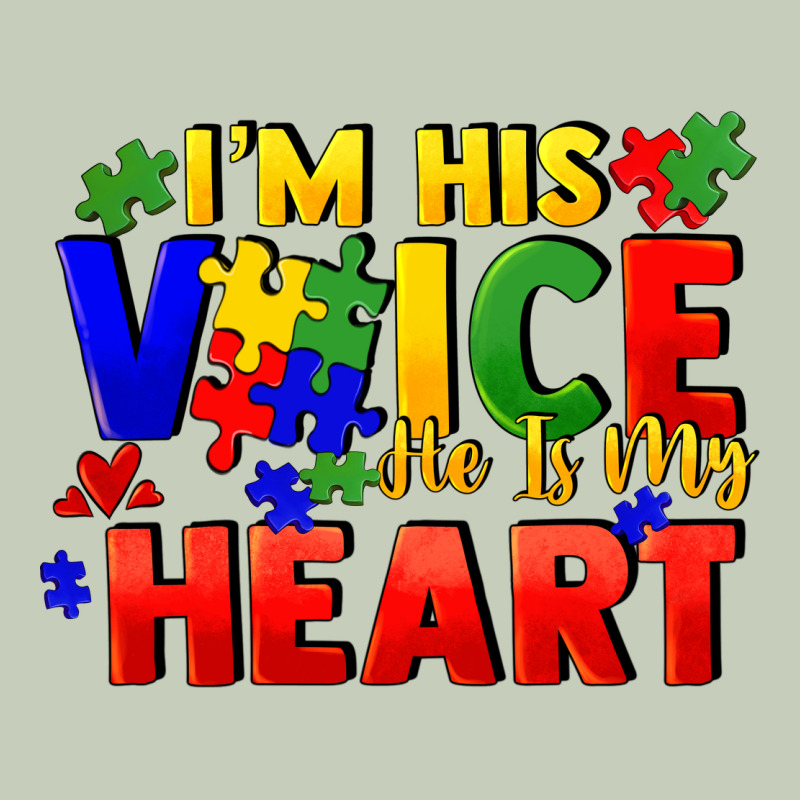 I'm His Voice He Is My Heart Ladies Tee by FaDigitalArtStudio | Teevron