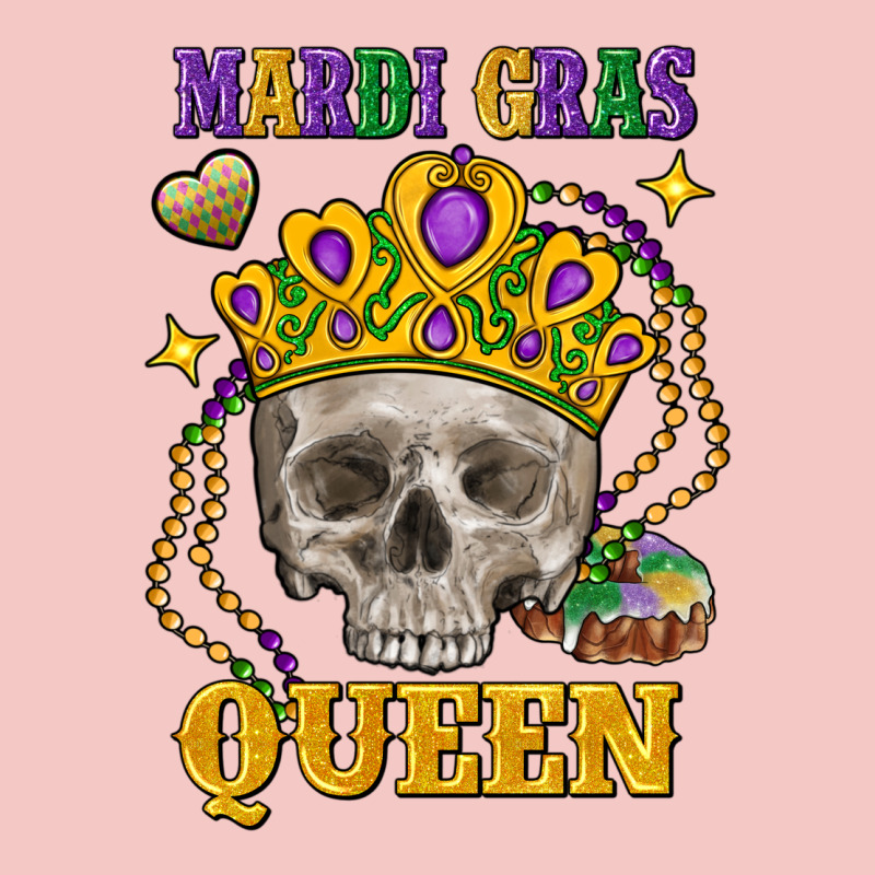 Skull Mardi Gras Queen Urban Heavy Tee by FaDigitalArtStudio | Teevron