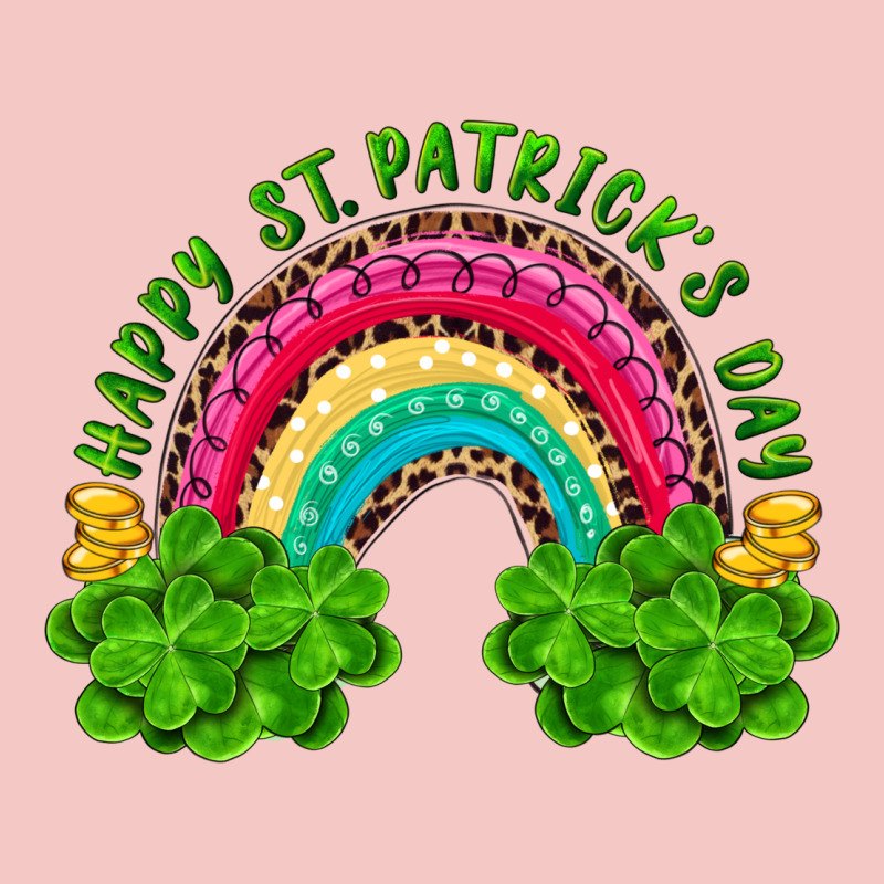 Happy St. Patrick's Day Rainbow And Shamrock Urban Heavy Tee by RanaPortraitStore | Teevron