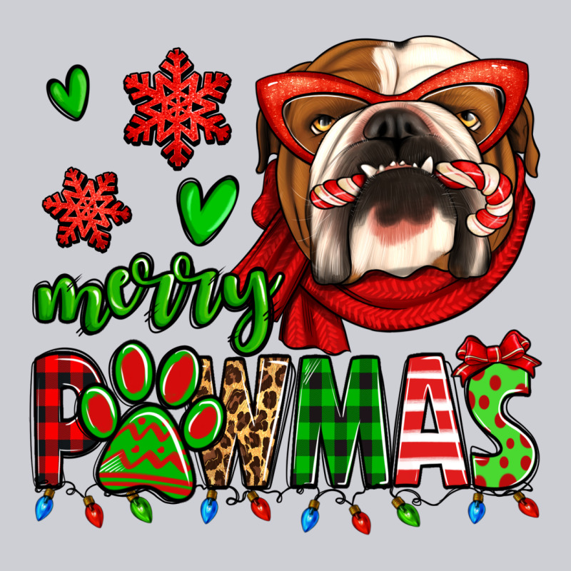 Merry Pawmas Christmas Bulldog Urban Hoodie by Jasminsmagicworld | Teevron