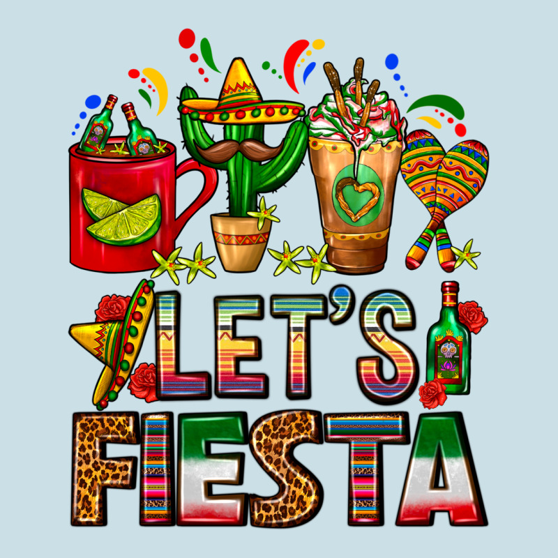 Let's Fiesta Mexico Coffee Cups With Cactus Ladies Tee by FaDigitalArtStudio | Teevron