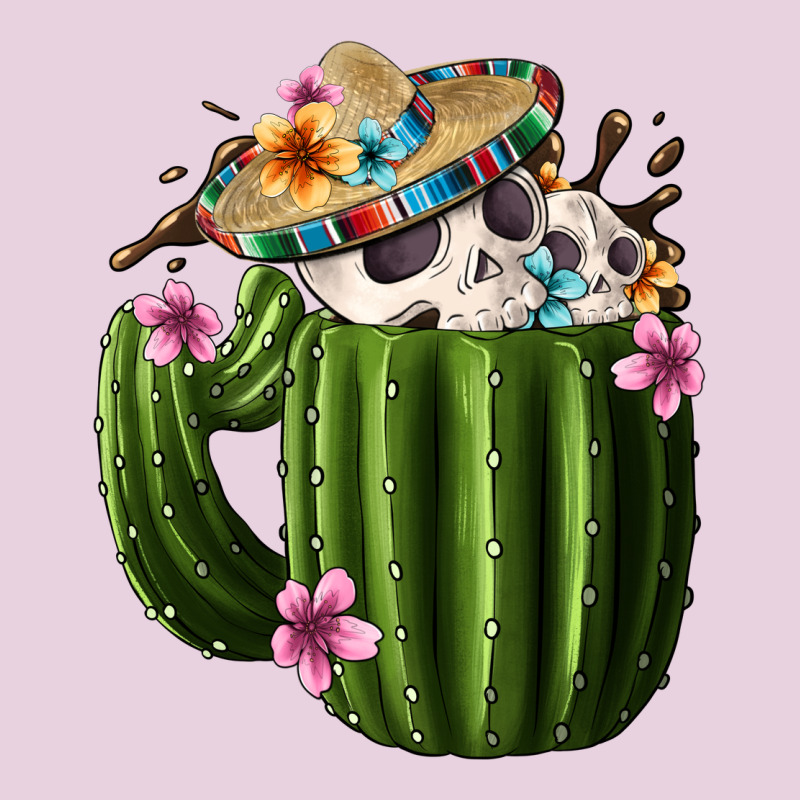 Day Of The Dead Mexican Cactus Ladies Tee by FaDigitalArtStudio | Teevron
