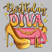 Birthday Diva Pink And Gold Glitter Long Sleeve Tee | Teevron