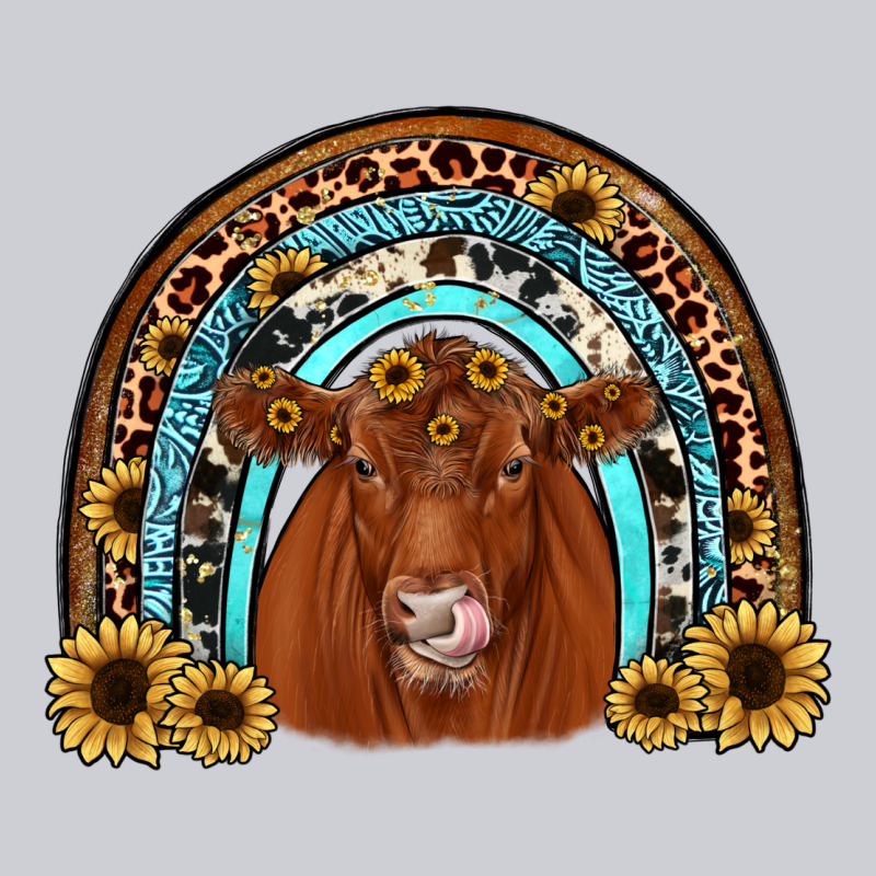 Red Angus Rainbow Heavyweight Sweatshirt by JahusDesignShop | Teevron