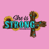 She Is Strong Western Cross Urban Hoodie | Teevron