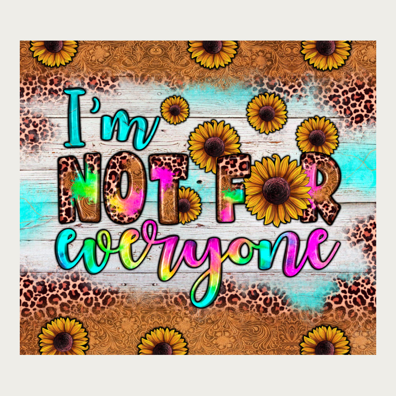 I'm Not For Everyone Zipper Hoodie by JahusDesignShop | Teevron
